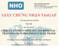 DOLICO Sản phẩm phù hợp quy trình VietGAP